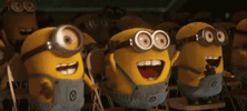 cheering-minions-party.gif