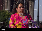mexican-woman-walking-in-the-zocalo-BWRTT4.jpg