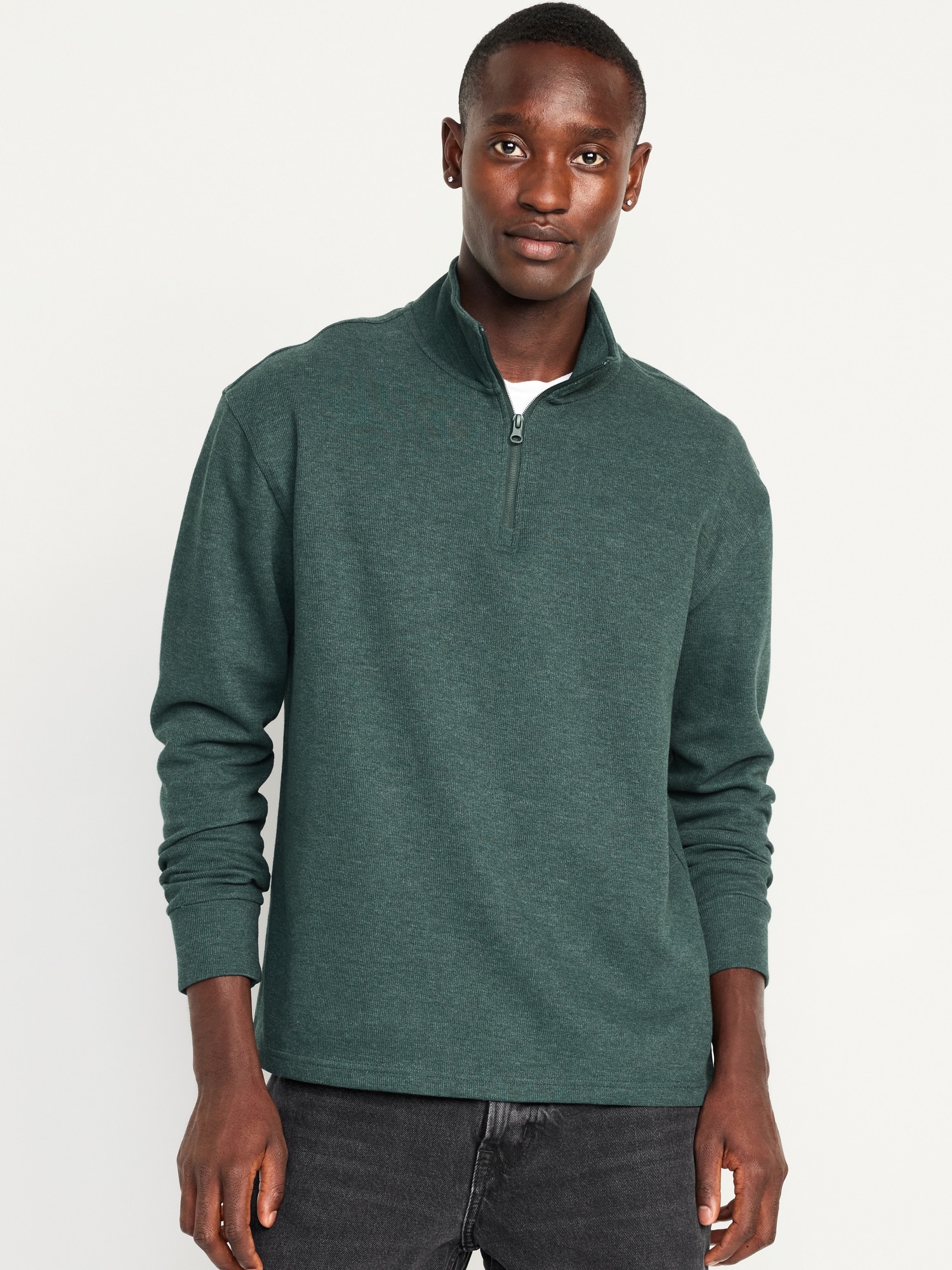 French Rib Quarter-Zip Sweater | Old Navy