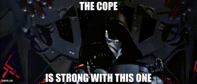 YARN | The COPE Is strong with this one | Star Wars: Episode IV - A New  Hope (1977) | Video clips by quotes | f0feea9f | 紗