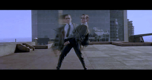 Matrix Neo Dodging Bullets Gif