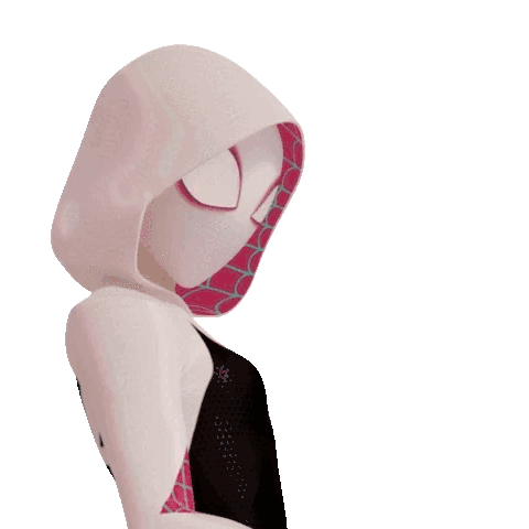 a cartoon character with a lightning bolt on the back of her outfit