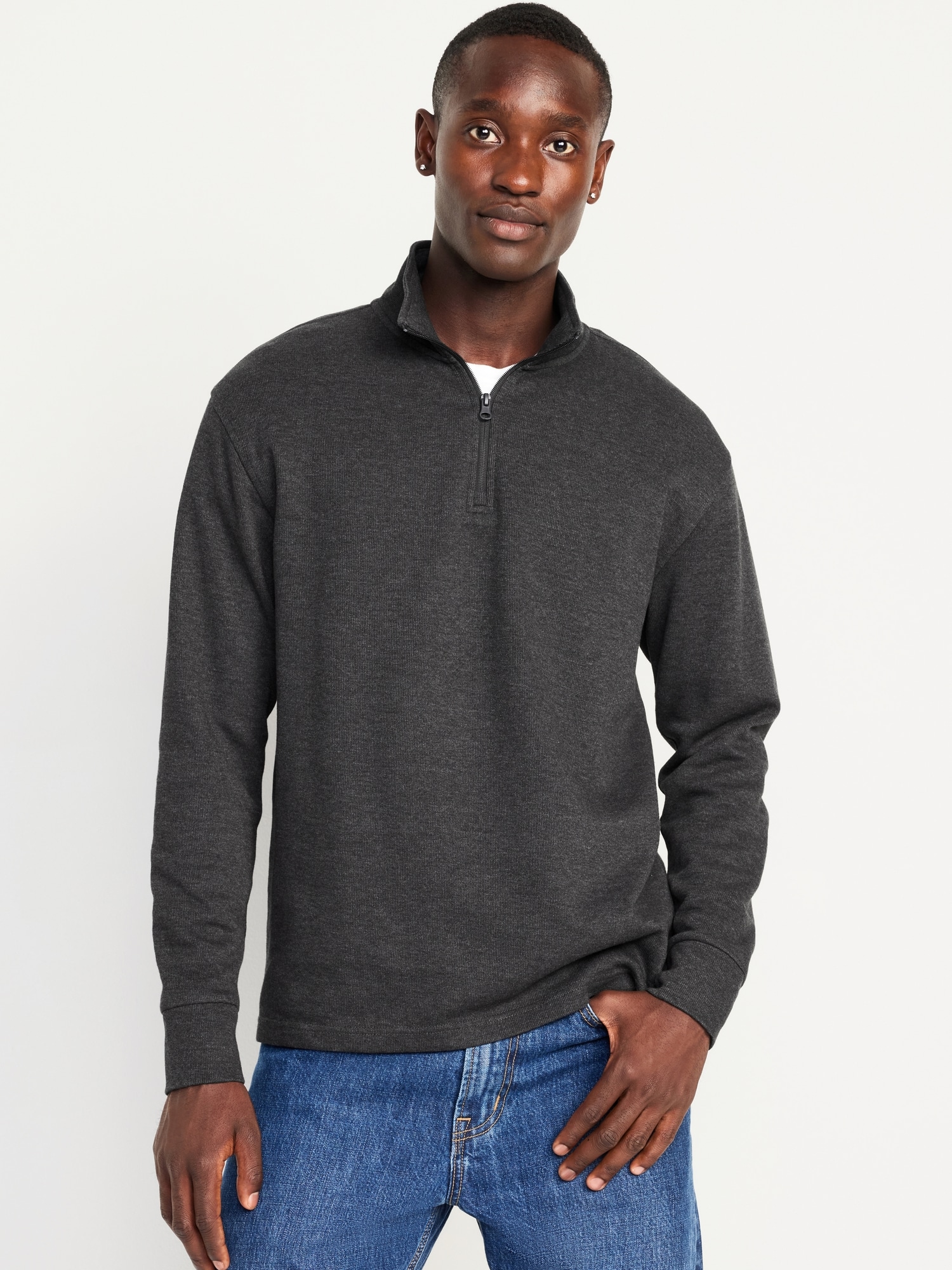 Men's Quarter Zip Sweaters | Old Navy