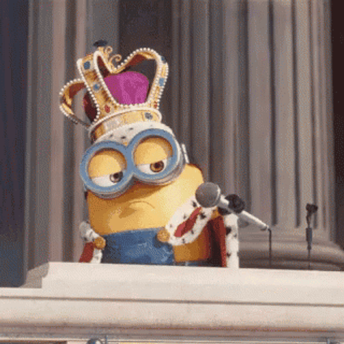 Annoyed King Bob Mic Drop GIF | GIFDB.com