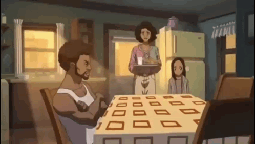 Chicken Boondocks GIF - Chicken Boondocks Bitch this chicken is cold ...