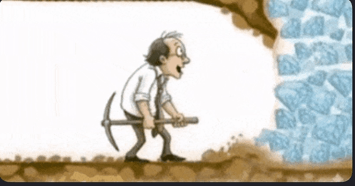 Diamond Guy Mining Diamonds Meme - Diamond Guy mining diamonds Guy finding  diamonds - Discover & Share GIFs