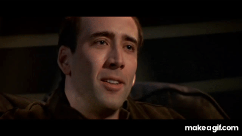 Nicolas Cage laughing on Make a GIF