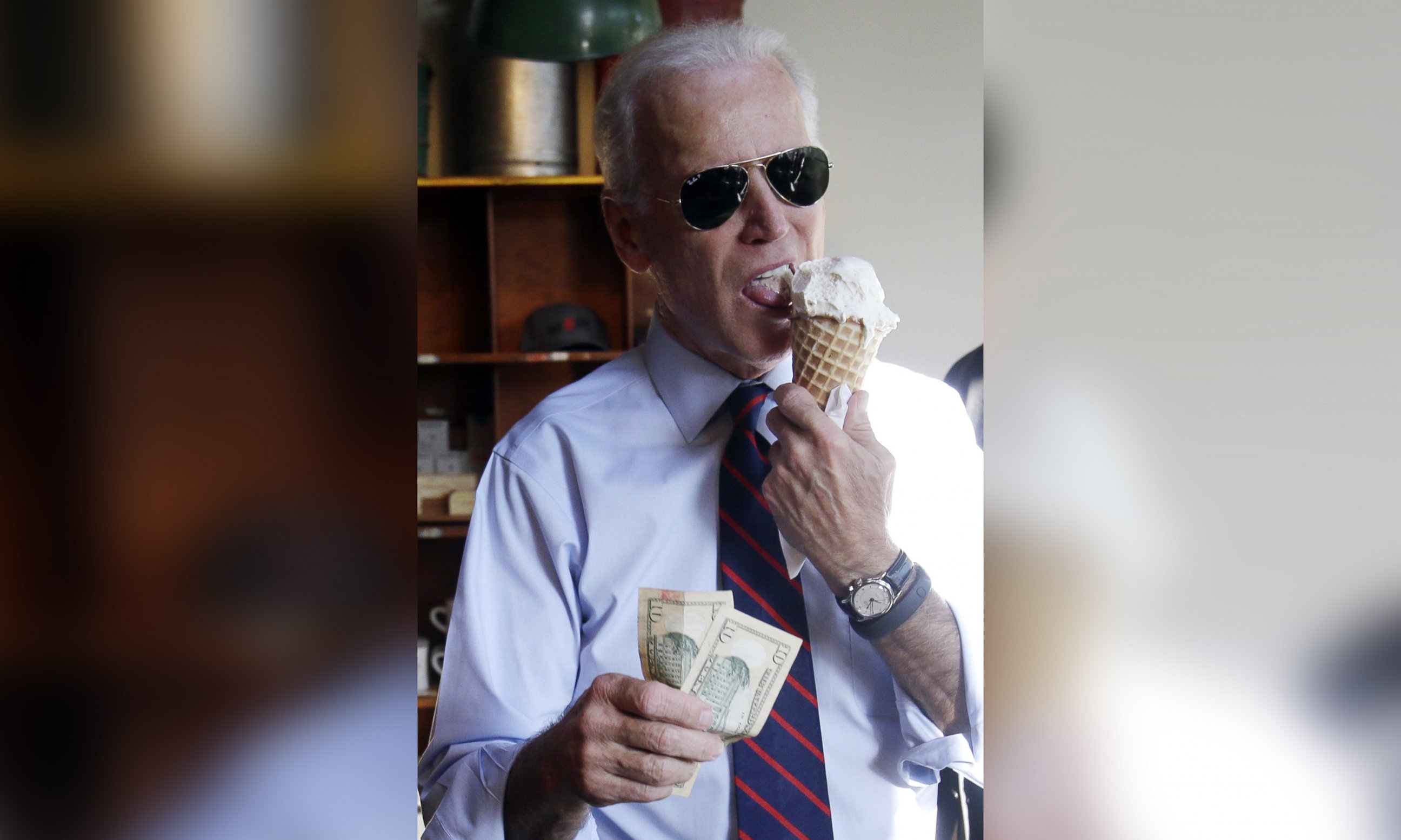 Joe Biden Eats Ice Cream 'Like a Boss' - ABC News