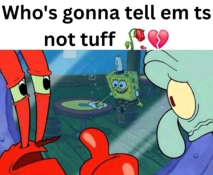 Who's gonna tell em ts not tuff 🥀💔
