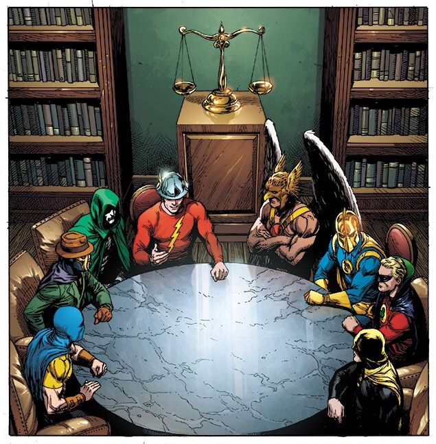 Artwork] Original golden age justice society founders by Gary Frank  (recreation of all star comics 3 cover dec 1… | Justice society of america,  Star comics, Comics