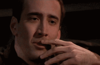 Here are some gifs of Nic Cage laughing. Happy Valentines Day Deborah. -  GIFs - Imgur
