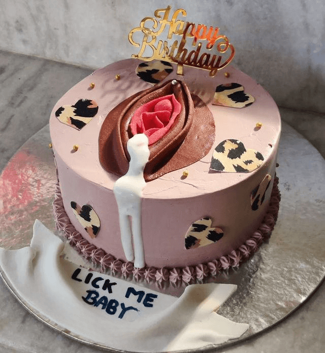 Vagina Shaped Birthday Cake Online | Yummycake