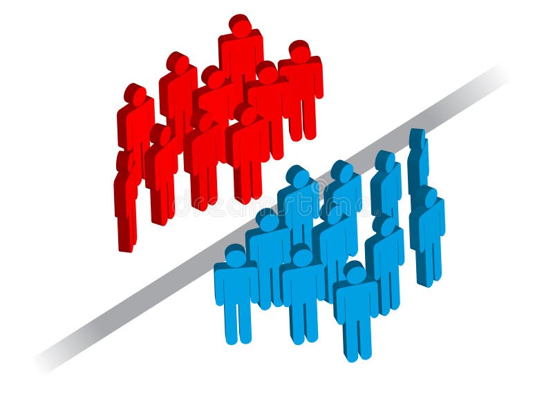 People Divided Line Stock Illustrations – 323 People Divided Line Stock  Illustrations, Vectors & Clipart - Dreamstime