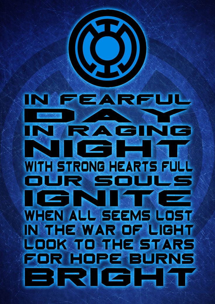 Blue Lantern Corps - A4