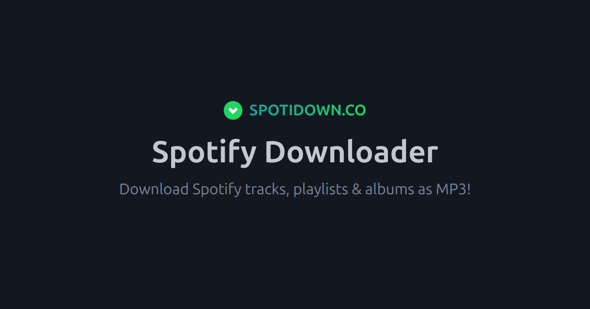spotdownloader.com