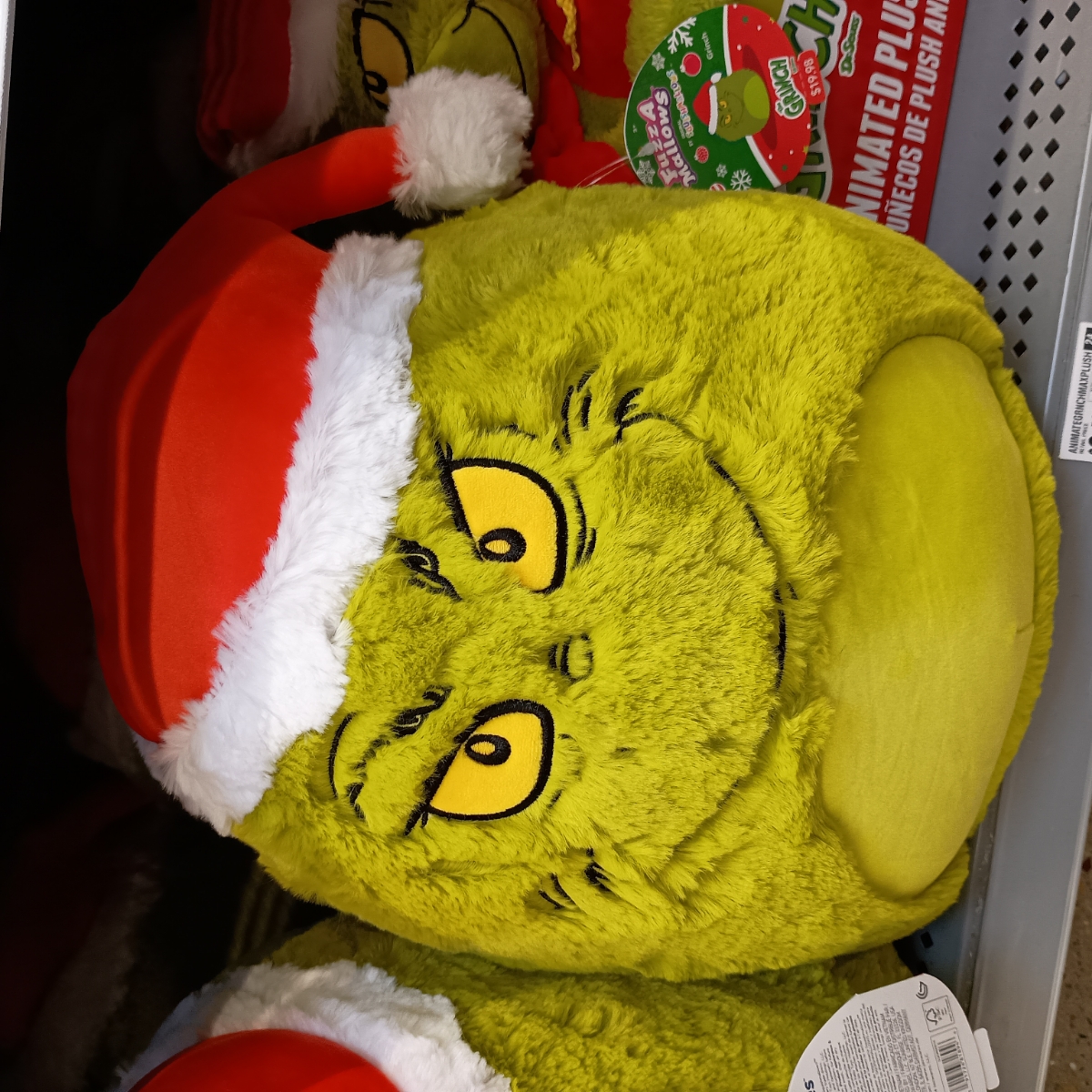 Grinch (Fuzz-A-Mallows) the Monster Squishmallows Holiday 2024 | SquadApp