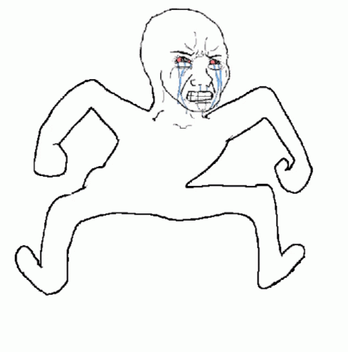 Angry Wojak Sticker - Angry Wojak - Discover & Share GIFs