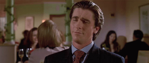 Trash Christian Bale GIF - Trash Christian Bale Patrick Bateman - Discover  & Share GIFs