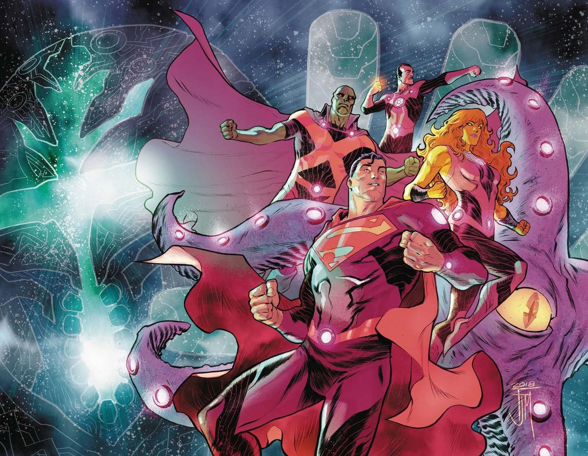 Cover] Would you support a space-based team book? What would be your dream  lineup? (Justice League: No Justice #1 - Cover Art by Francis Manapul) : r/ DCcomics