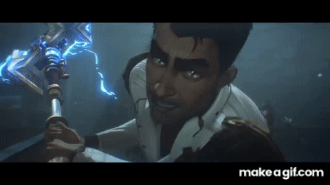 Arcane | Vi and Jayce Fight Scene on Make a GIF Arcane | Vi and Jayce Fight Scene on Make a GIF