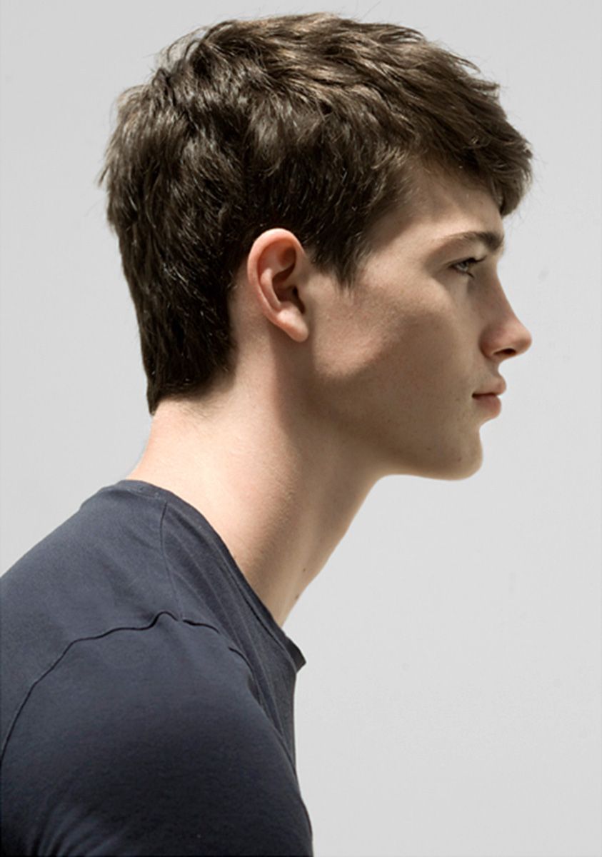 Lastly, I am using the side profile of this boy turning to ...